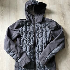 Women's Grey Canada Goose Black Label Light Branta Jacket XS